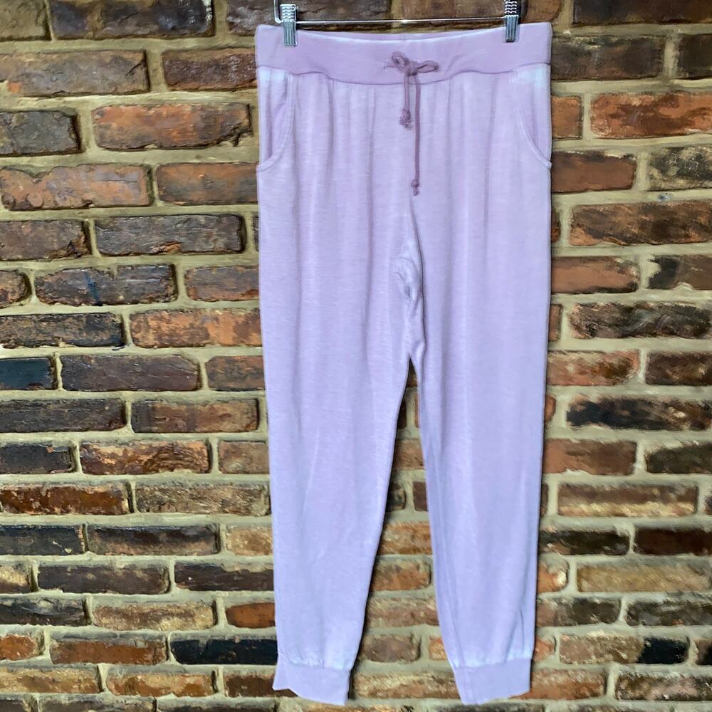 NWT Hello Nite! Haze Plum Purple Soft Knit Jogger Sweatpants Women's Size Small